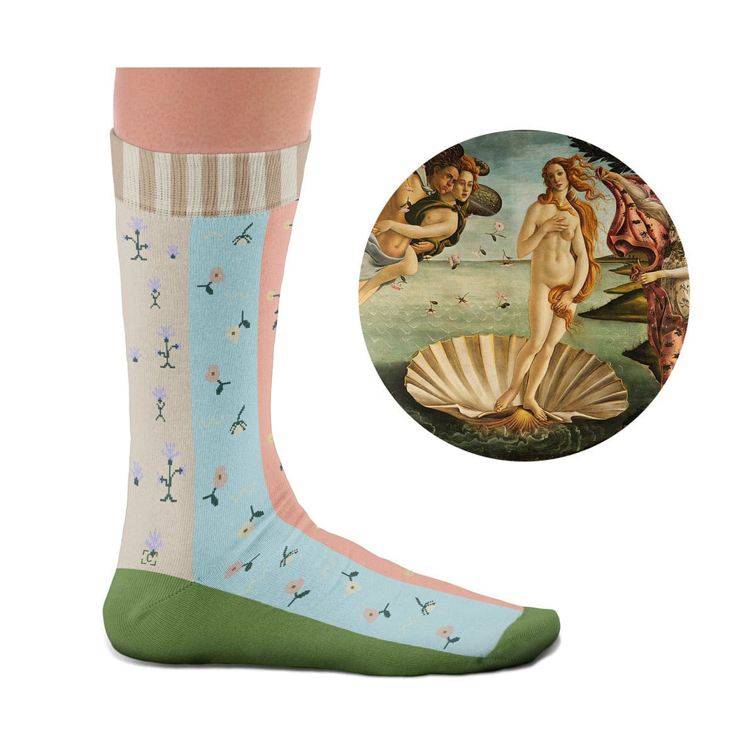 Le Bar a Chaussettes - Chaussettes Naissance de Vénus, Botticelli