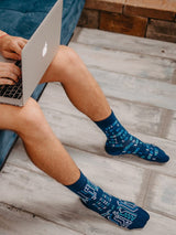 Le Bar a Chaussettes - Chaussettes Originales Binaire 0 et 1
