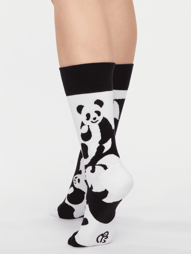Le Bar a Chaussettes - Chaussettes Pandas Noirs & Blancs