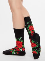 Le Bar a Chaussettes - Chaussettes Roses Rouges