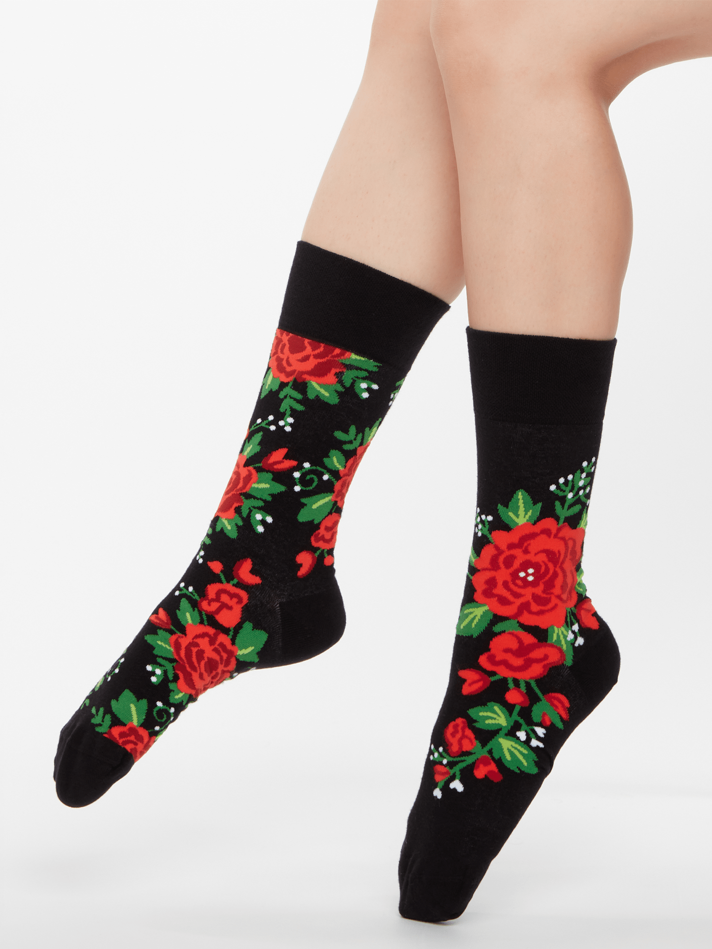 Le Bar a Chaussettes - Chaussettes Roses Rouges