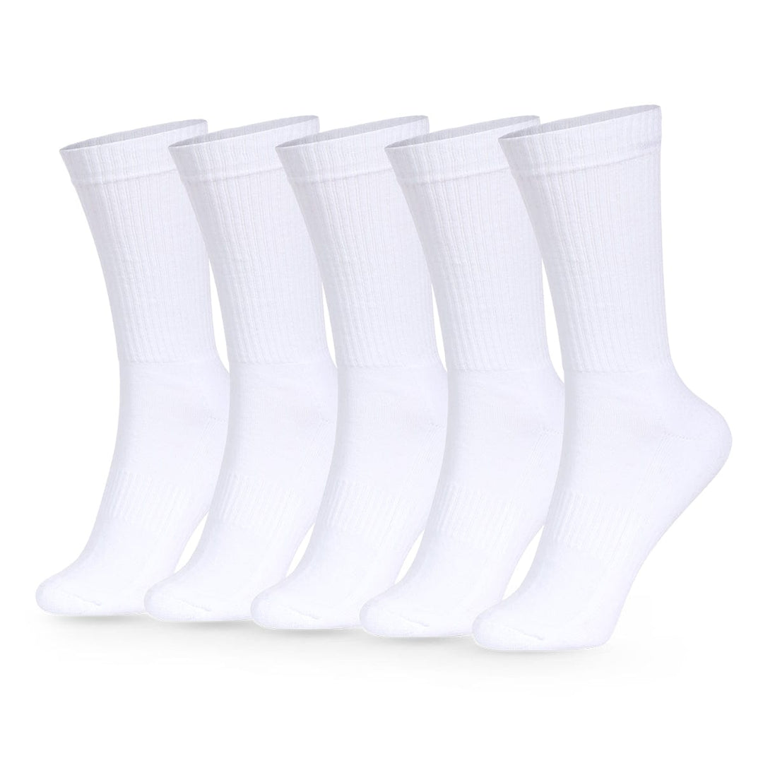 Chaussettes de sport uni blanche ( 5 paires ) CHAUSSURE 39/42