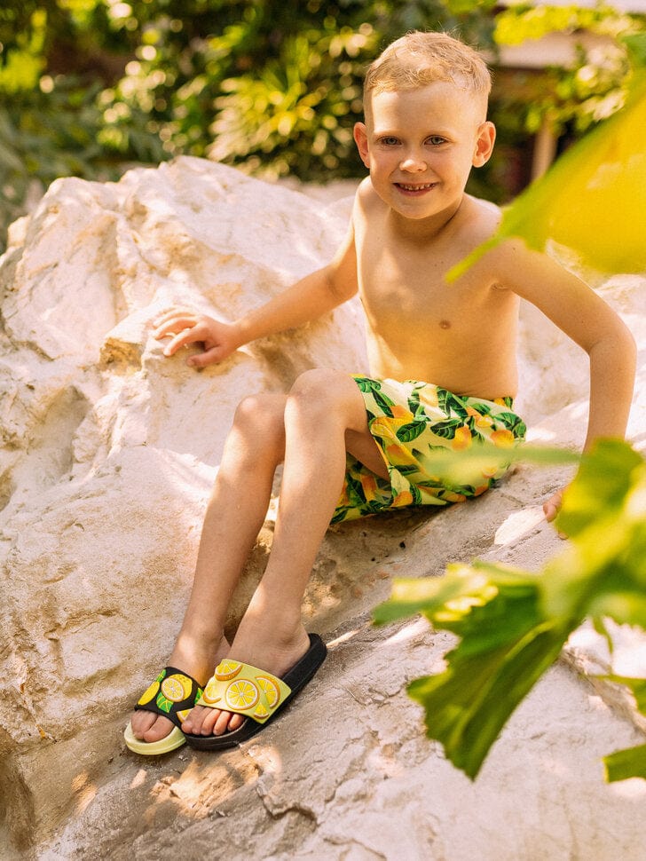 Le Bar a Chaussettes - Sandales Enfants Originales Citrons