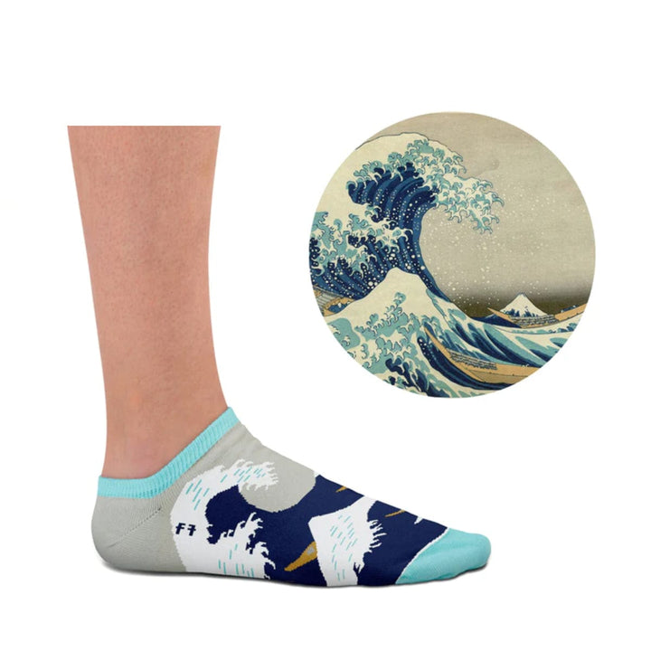 Le Bar a Chaussettes - Socquettes La Grande Vague, Hokusai