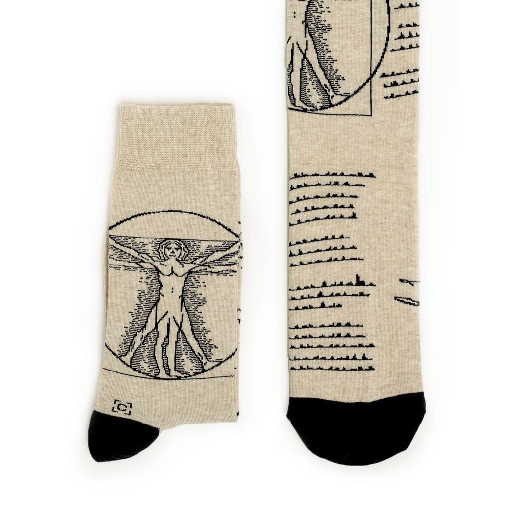 Le Bar a Chaussettes - Vitruvian Man Socks